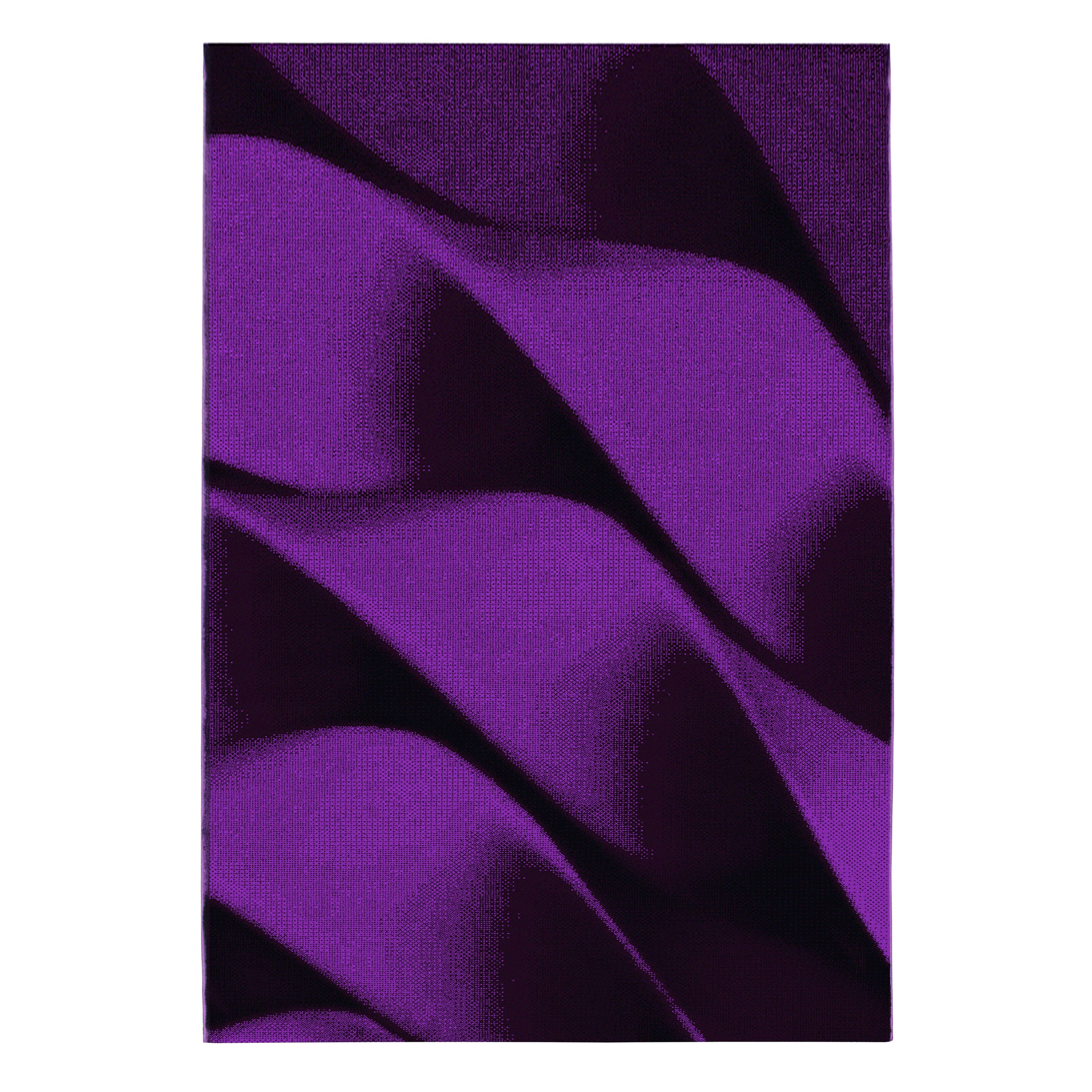 Ayyildiz Teppiche Tappeto Parma 9240 Abstract Waves Violetto