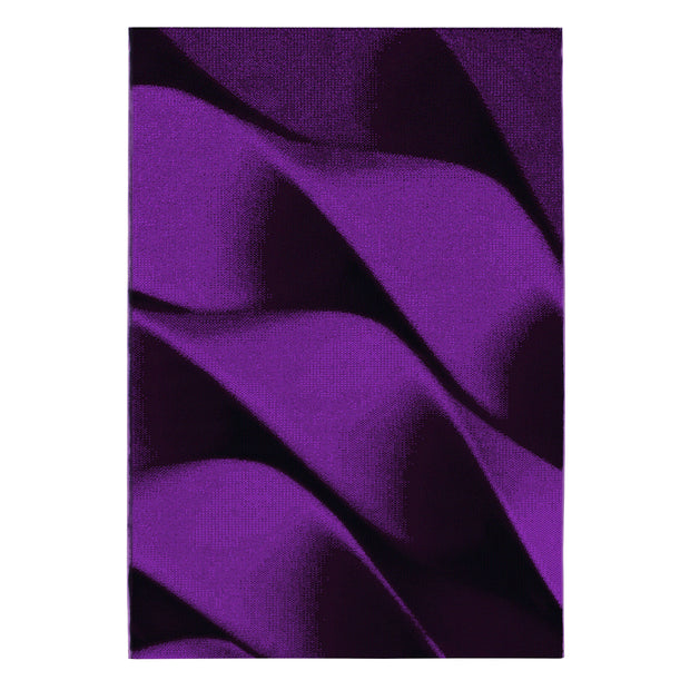 Ayyildiz Teppiche Tappeto Parma 9240 Abstract Waves Violetto
