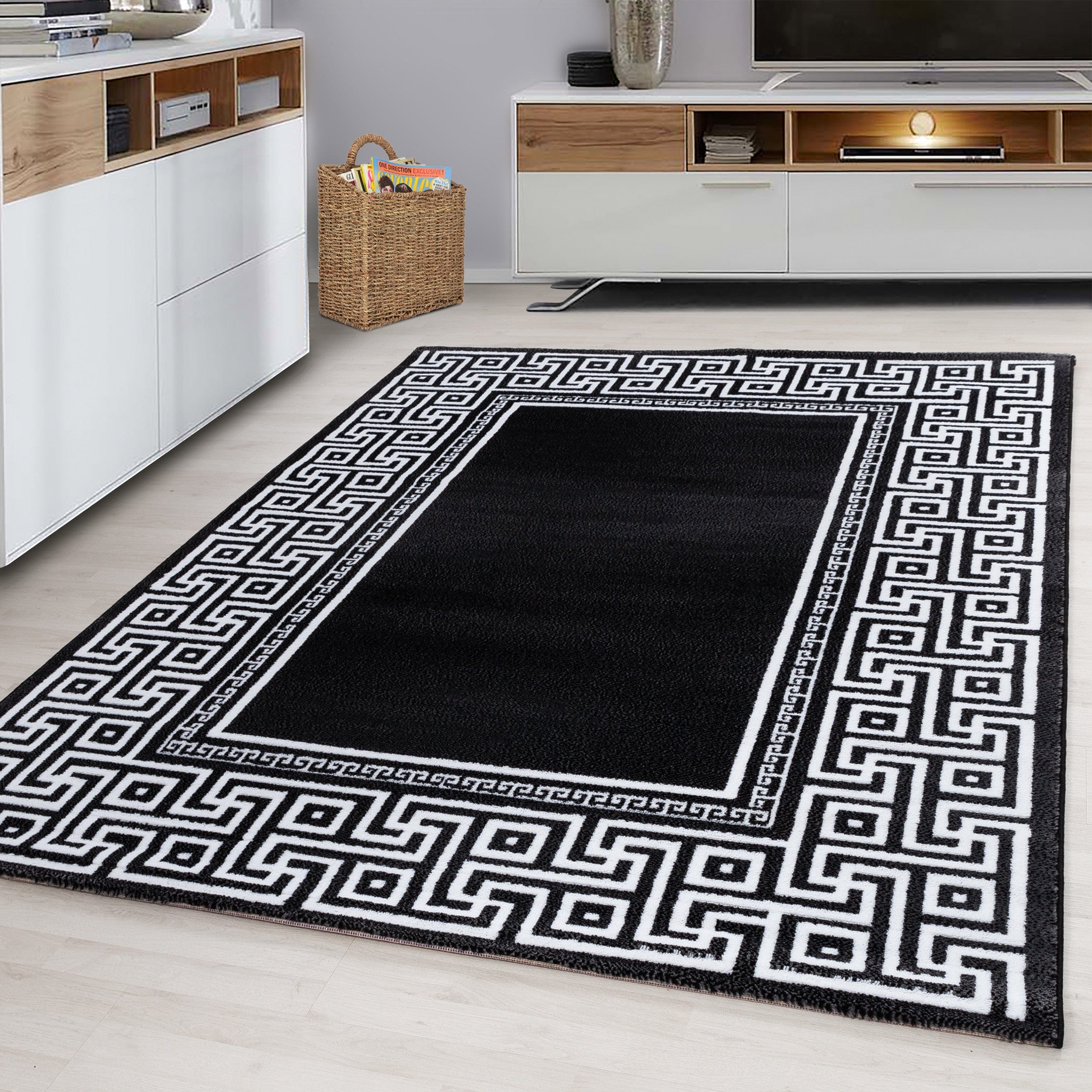Ayyildiz Teppiche Tappeto Parma 9340 Meander Nero