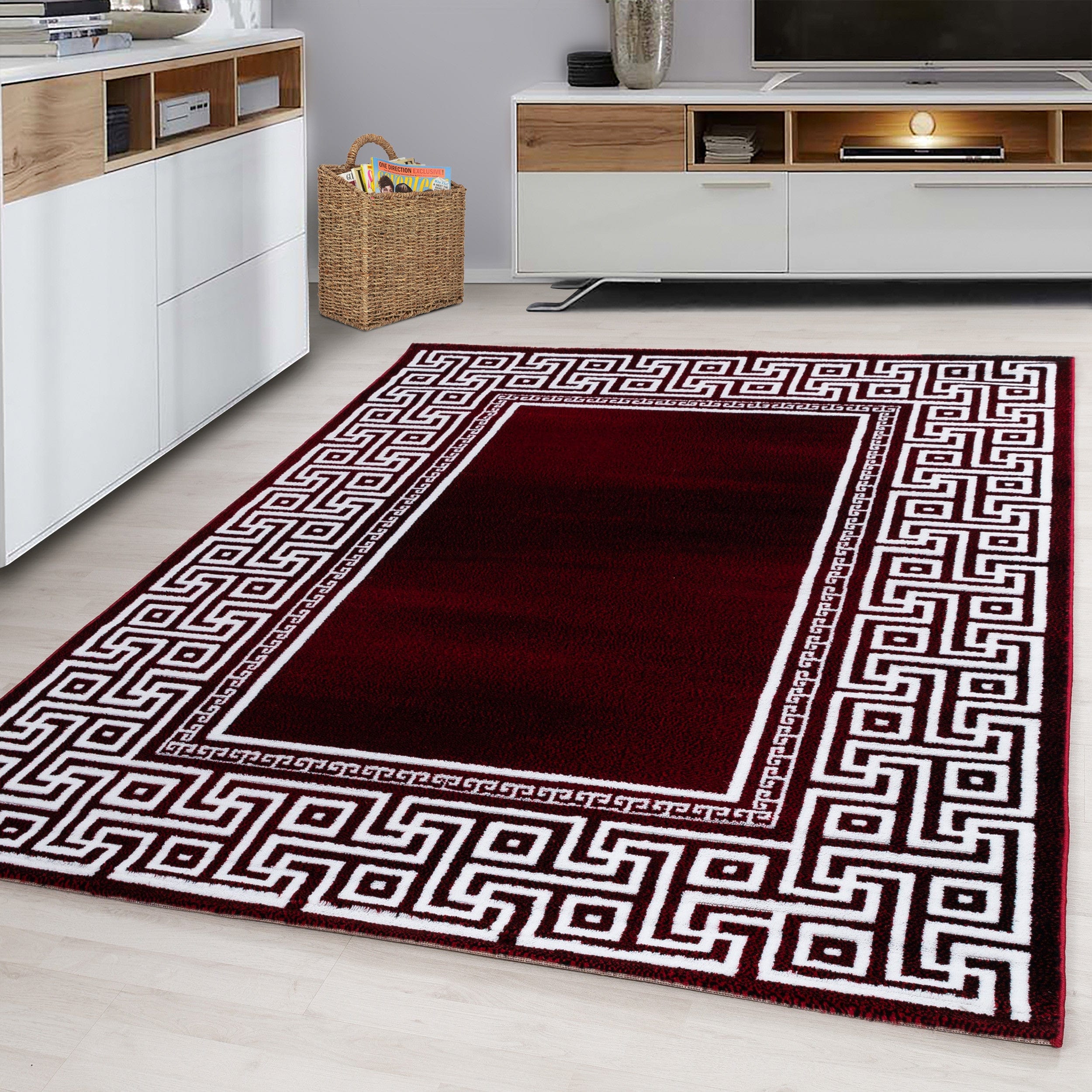 Ayyildiz Teppiche Tappeto Parma 9340 Meander Rosso