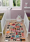 Tappeto per bambini Aiml 1014 Multicolore (1)