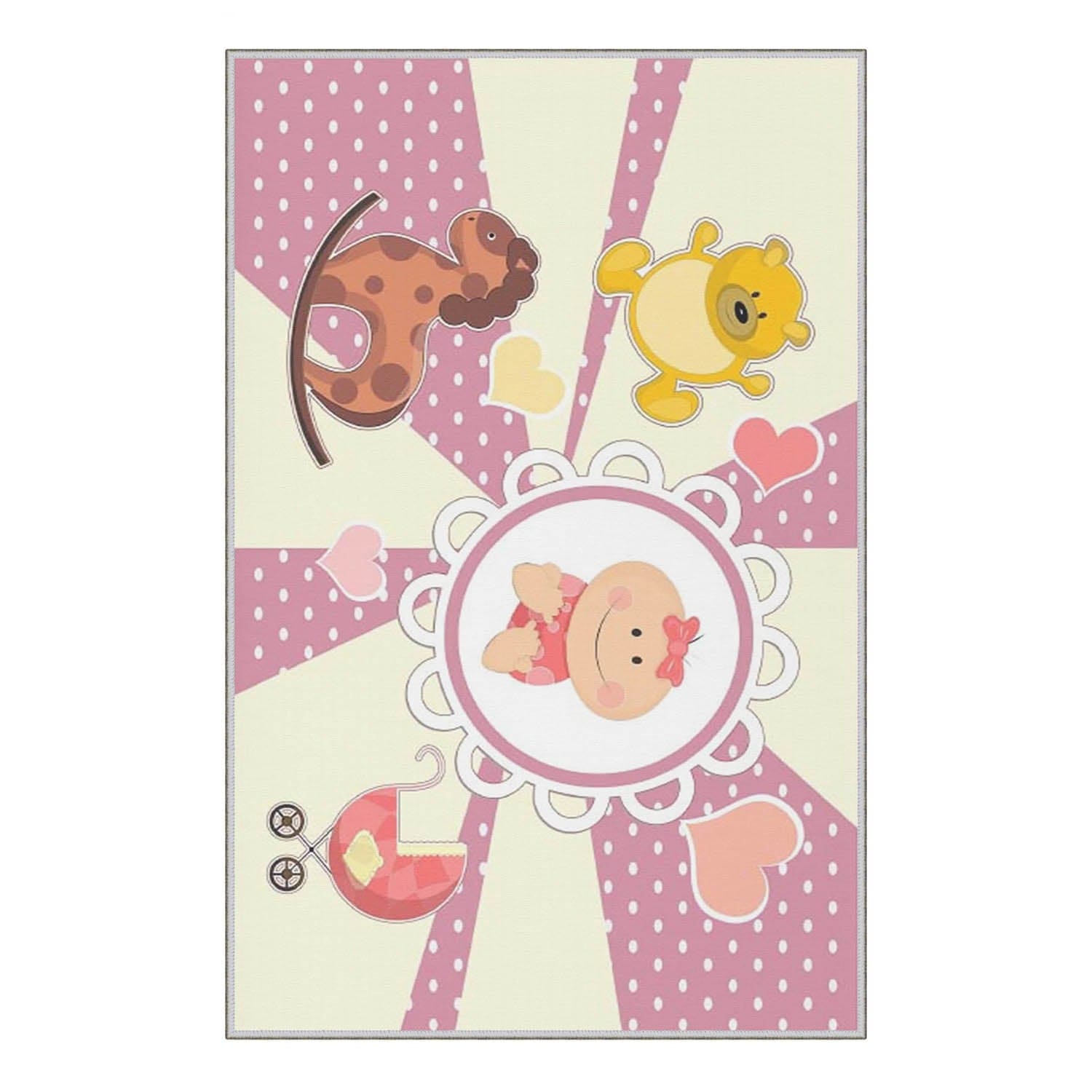 Tappeto per bambini Baharay 520 Multicolore (3)