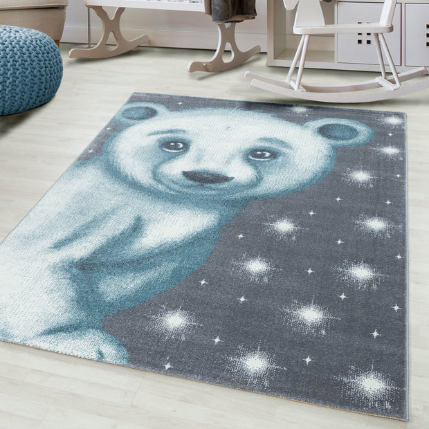 Tappeto per bambini Bambi 0810 Bear Blu (1)