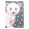 Tappeto per bambini Bambi 0810 Bear Rosa & AYYTPCH-BAMBI0810PINK & AYYTPCH-BAMBI0810PINK