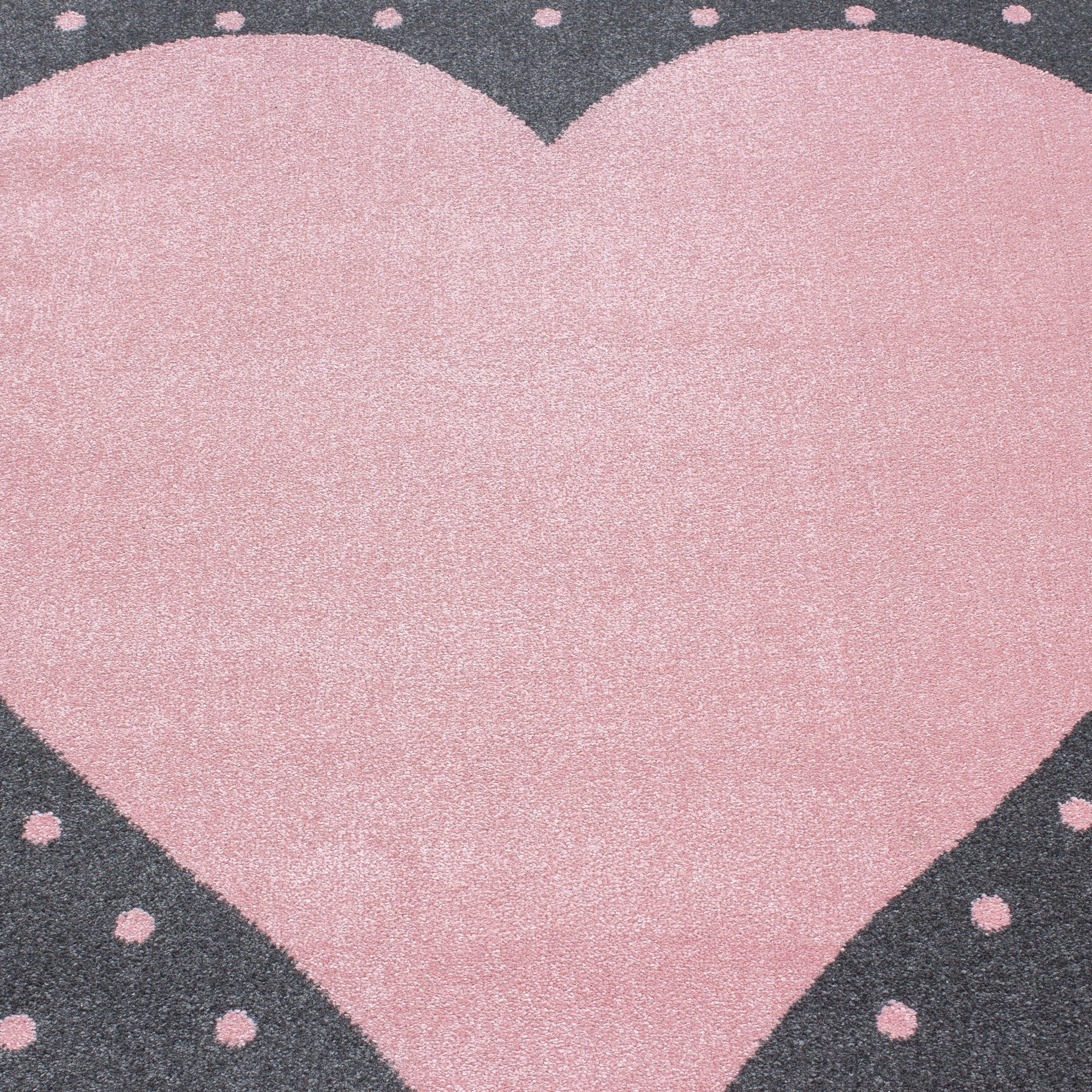Ayyildiz Teppiche Tappeto per bambini Bambi 0830 Heart Rosa