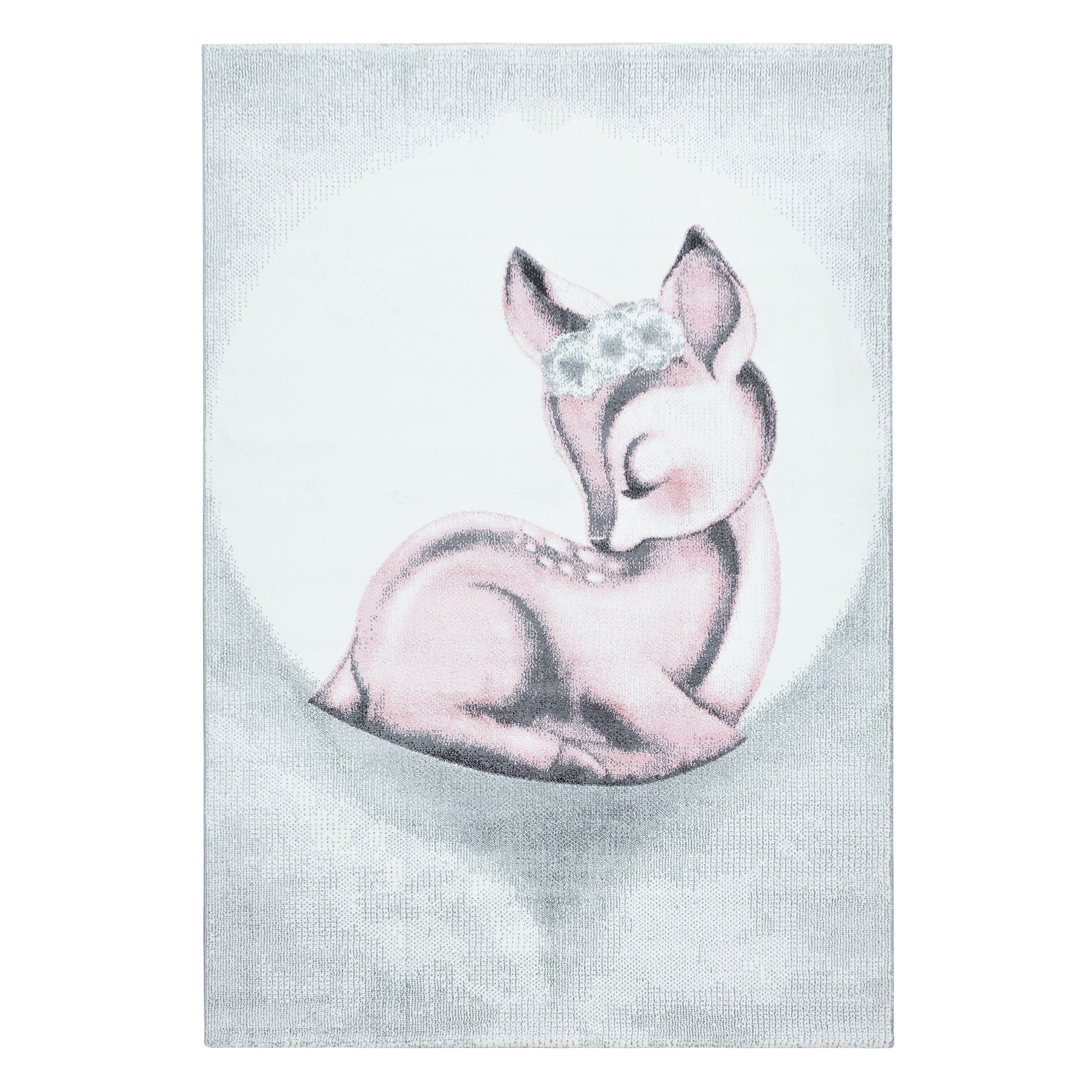 Ayyildiz Teppiche Tappeto per bambini Bambi 0850 Deer Rosa