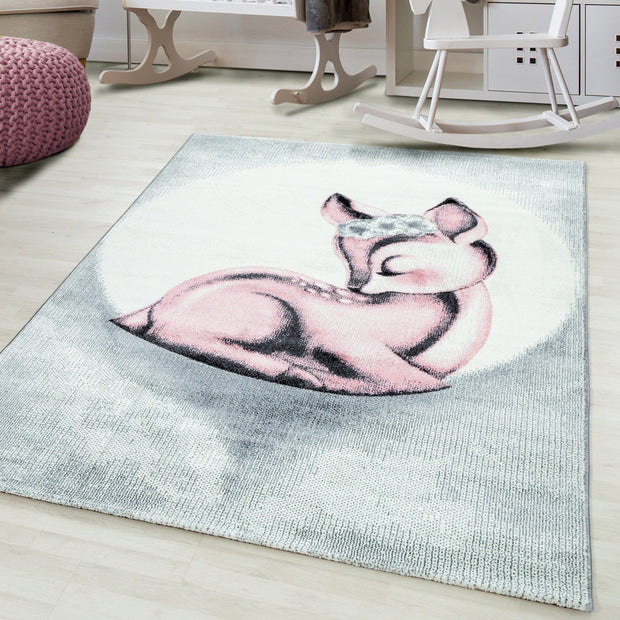 Ayyildiz Teppiche Tappeto per bambini Bambi 0850 Deer Rosa