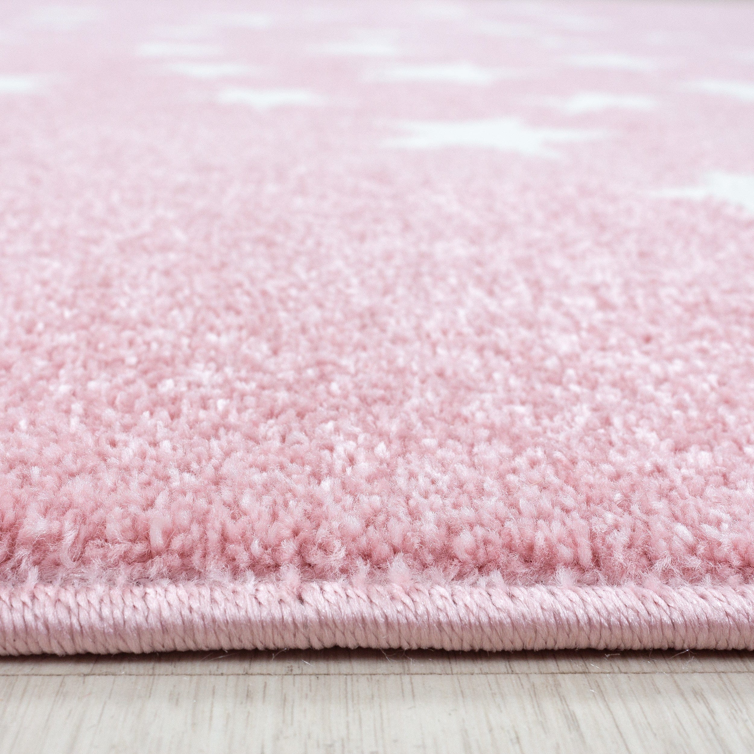 Tappeto per bambini Bambi 0870 Round Stars Rosa (1)