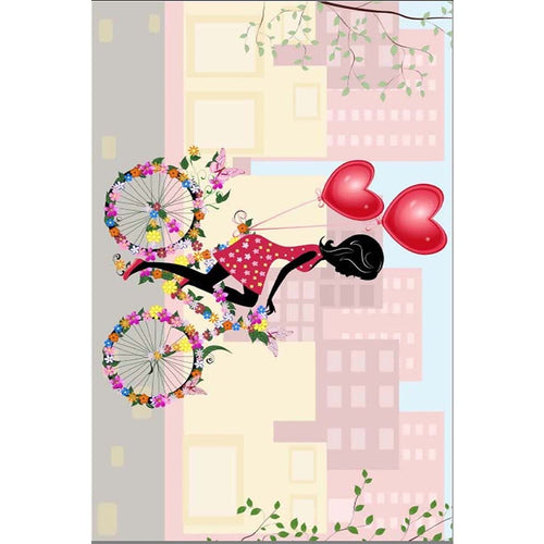 Tappeto per bambini Bike 502 Multicolore (1)