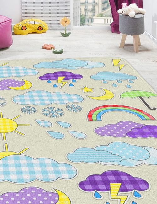 Tappeto per bambini Cloud 2005 Multicolore