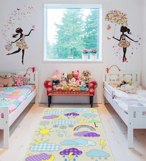 Tappeto per bambini Cloud 2005 Multicolore (1)