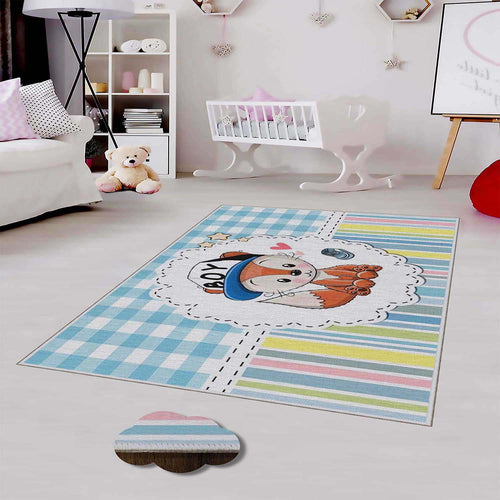 Tappeto per bambini Deneyo 504 Multicolore