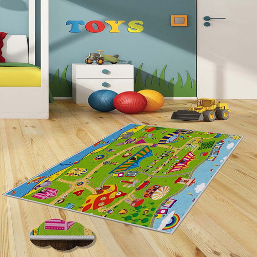 Tappeto per bambini Derez 627 Multicolore