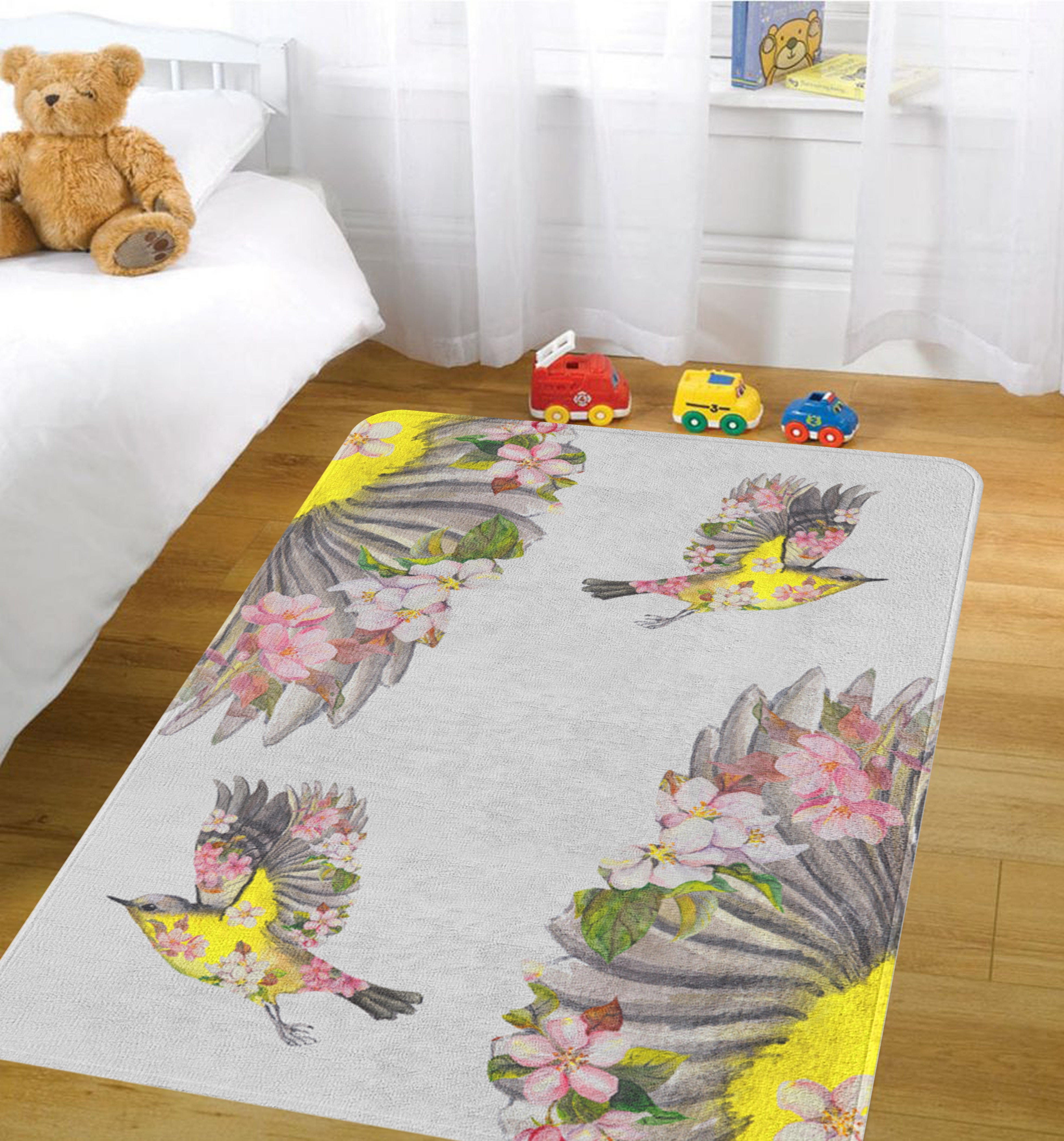 Tappeto per bambini Flowery 83 Multicolore (1)