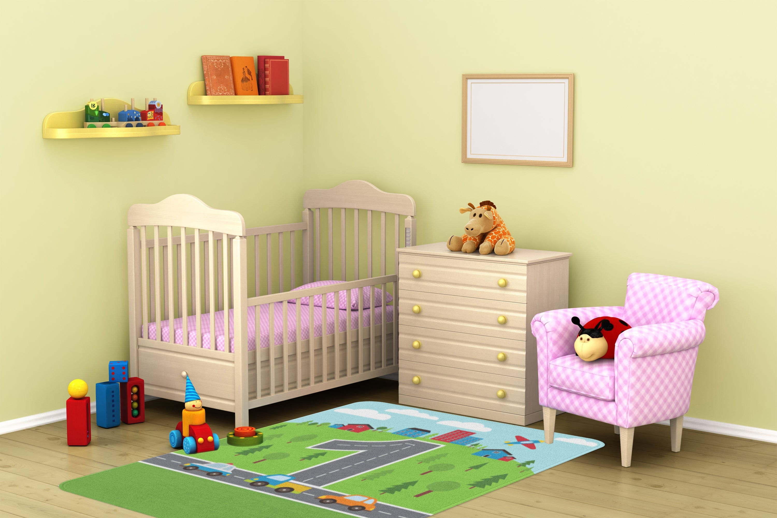 Tappeto per bambini Frady 1008 Multicolore