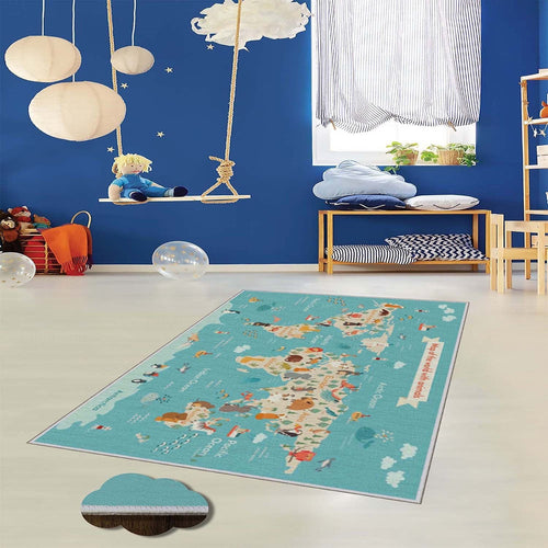 Tappeto per bambini Friyp 577 Multicolore