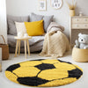 Tappeto per bambini Fun 6001 Round Football Giallo (1)