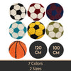 Tappeto per bambini Fun 6001 Round Football Rosso (6)