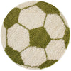 Tappeto per bambini Fun 6001 Round Football Verde & AYYTPCH-FUN6001GREEN-ROUND