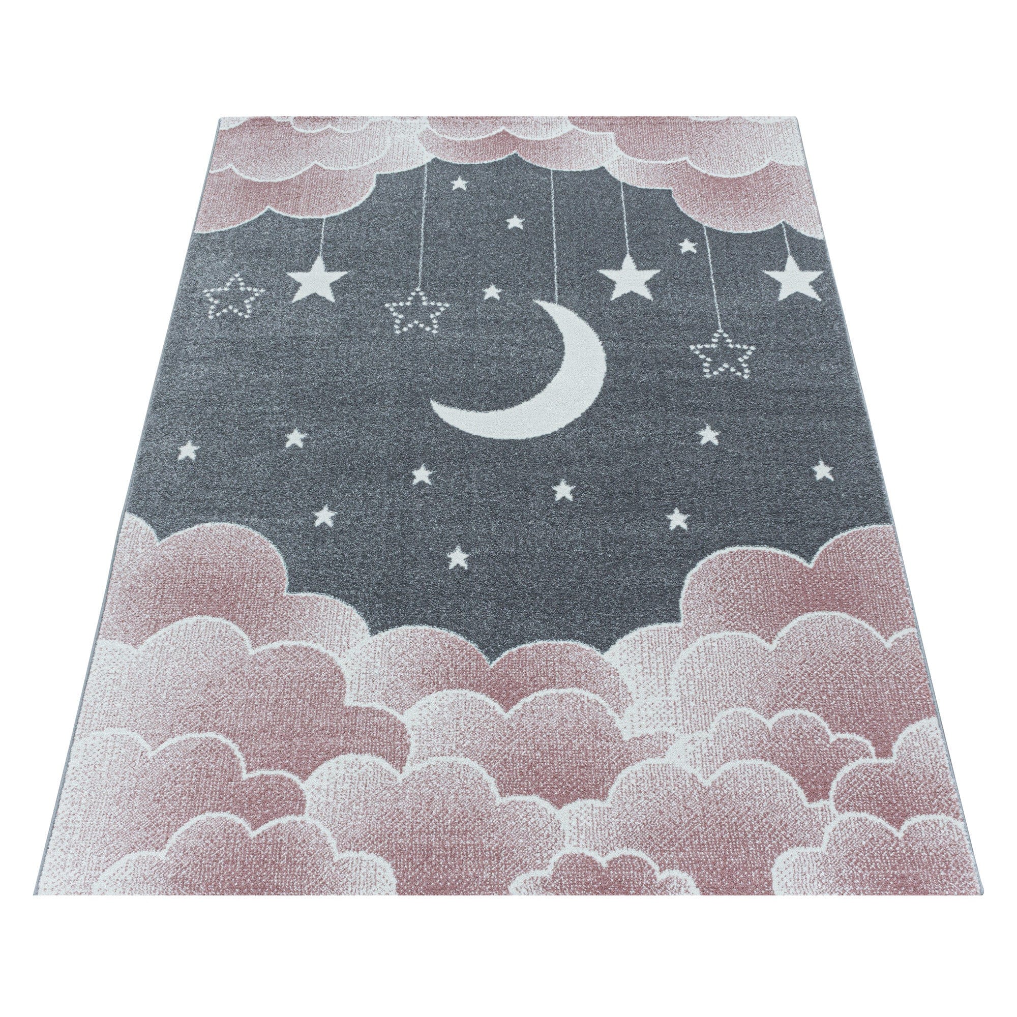 Tappeto per bambini Funny 2101 Stars Rosa (2)