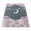 Tappeto per bambini Funny 2101 Stars Rosa (2)