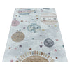 Tappeto per bambini Funny 2105 Planet Space Bianco (2)