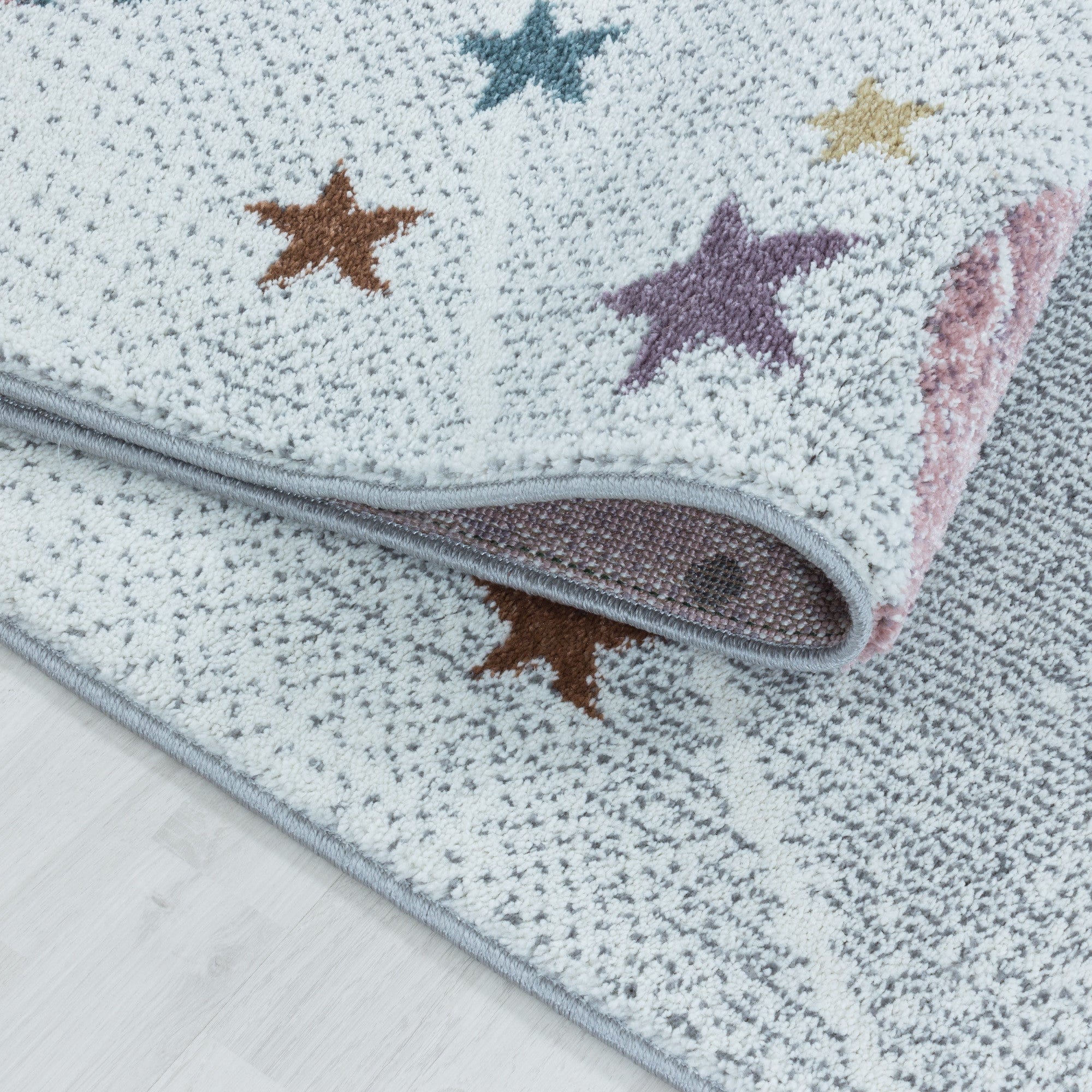 Tappeto per bambini Funny 2105 Planet Space Bianco (4)