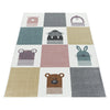 Tappeto per bambini Funny 2108 Animals multicolore (2)