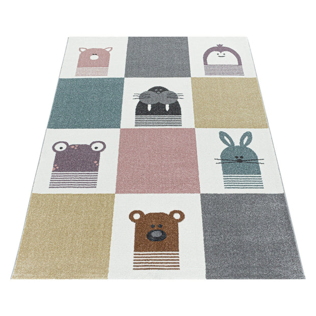 Tappeto per bambini Funny 2108 Animals multicolore (2)