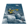 Tappeto per bambini Funny 2110 Penguin Igloo Blu (2)