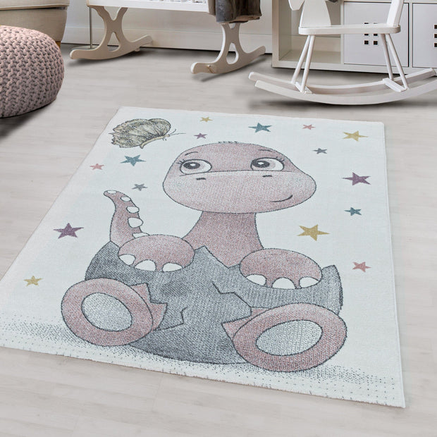 Tappeto per bambini Funny Rosa (1)
