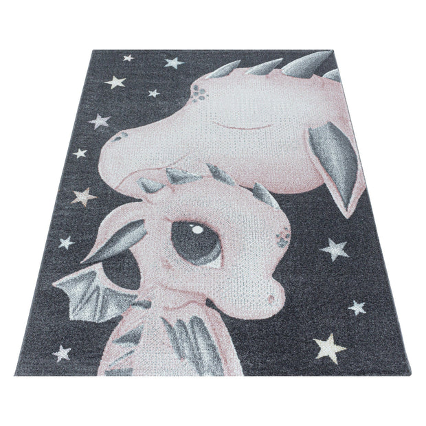 Tappeto per bambini Funny Rosa (2)