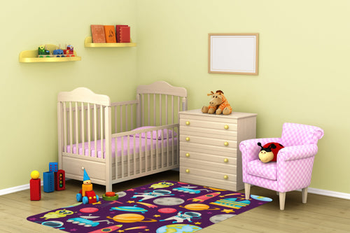 Tappeto per bambini Galaktica 1021 Multicolore