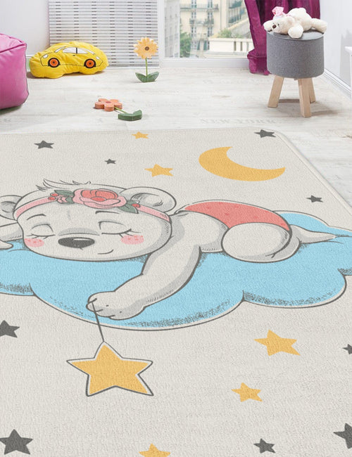 Tappeto per bambini Haply 2039 Multicolore