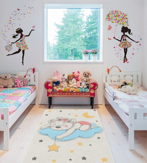 Tappeto per bambini Haply 2039 Multicolore (1)