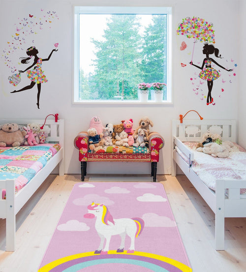 Tappeto per bambini Horsesly 2030 Multicolore (1)