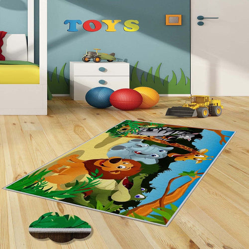 Tappeto per bambini Kastilt 535 Multicolore