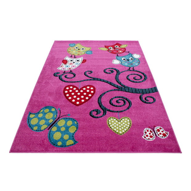 Tappeto per bambini Kids 0420 Owl Violetto (2)