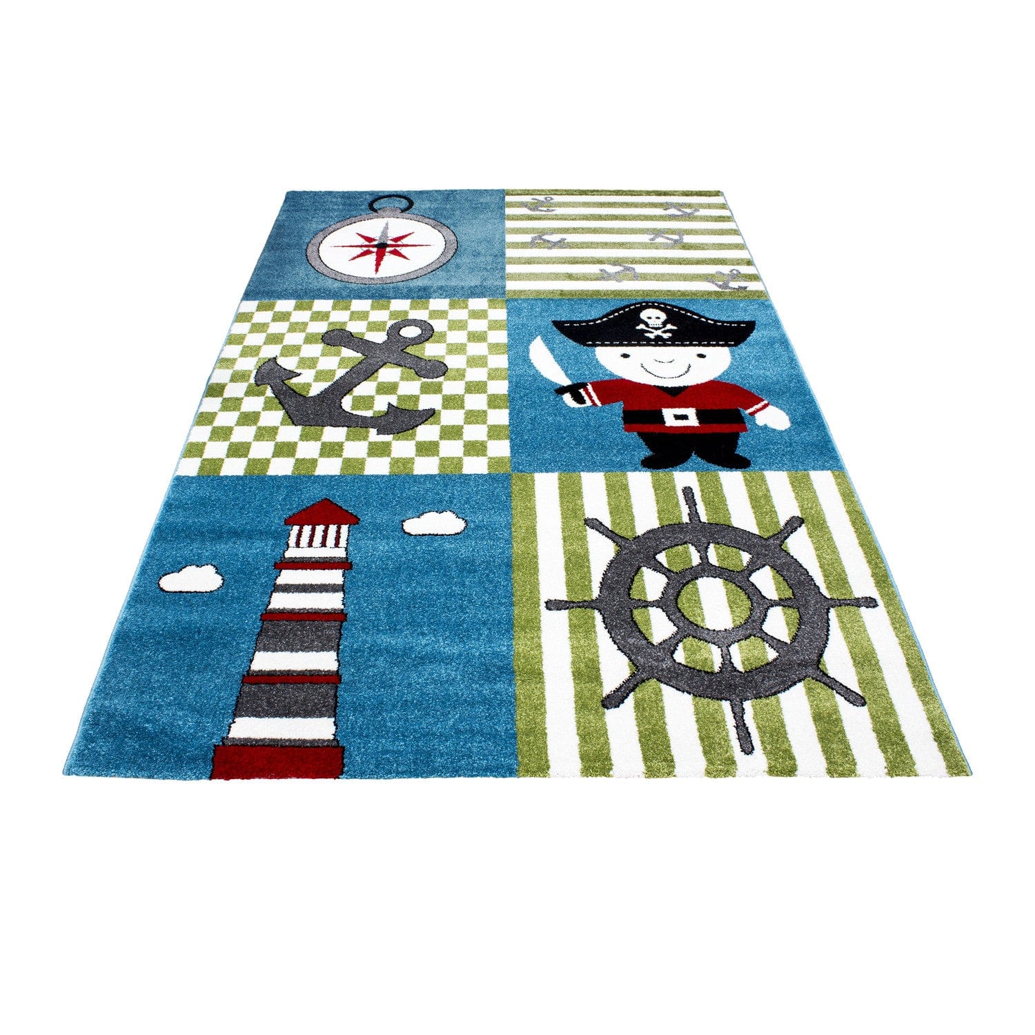 Tappeto per bambini Kids 0450 Pirate multicolore (2)