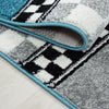 Tappeto per bambini Kids 0460 Racetrack Blu (4)