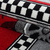 Tappeto per bambini Kids 0460 Racetrack Rosso (5)