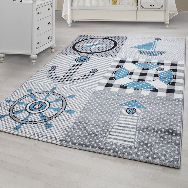 Tappeto per bambini Kids 0510 Pirate Grigio (1)