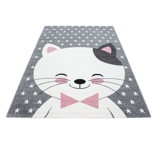 Tappeto per bambini Kids 0550 Cute Cat Rosa (2)