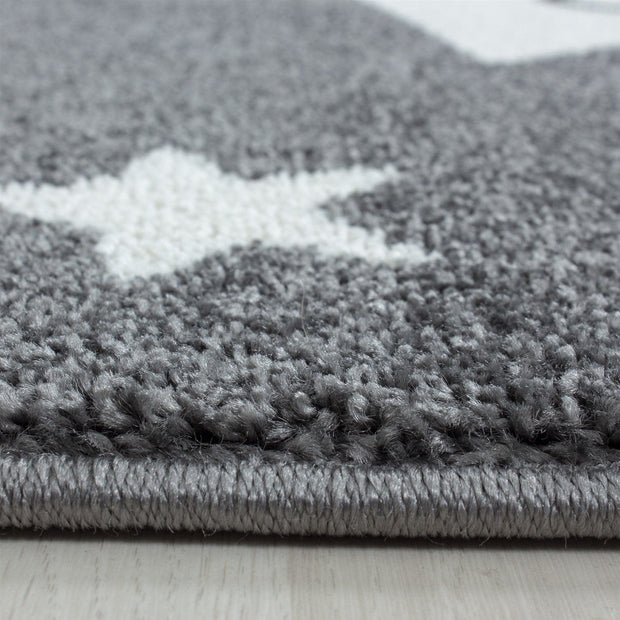 Tappeto per bambini Kids 0610 Stars Grigio (3)