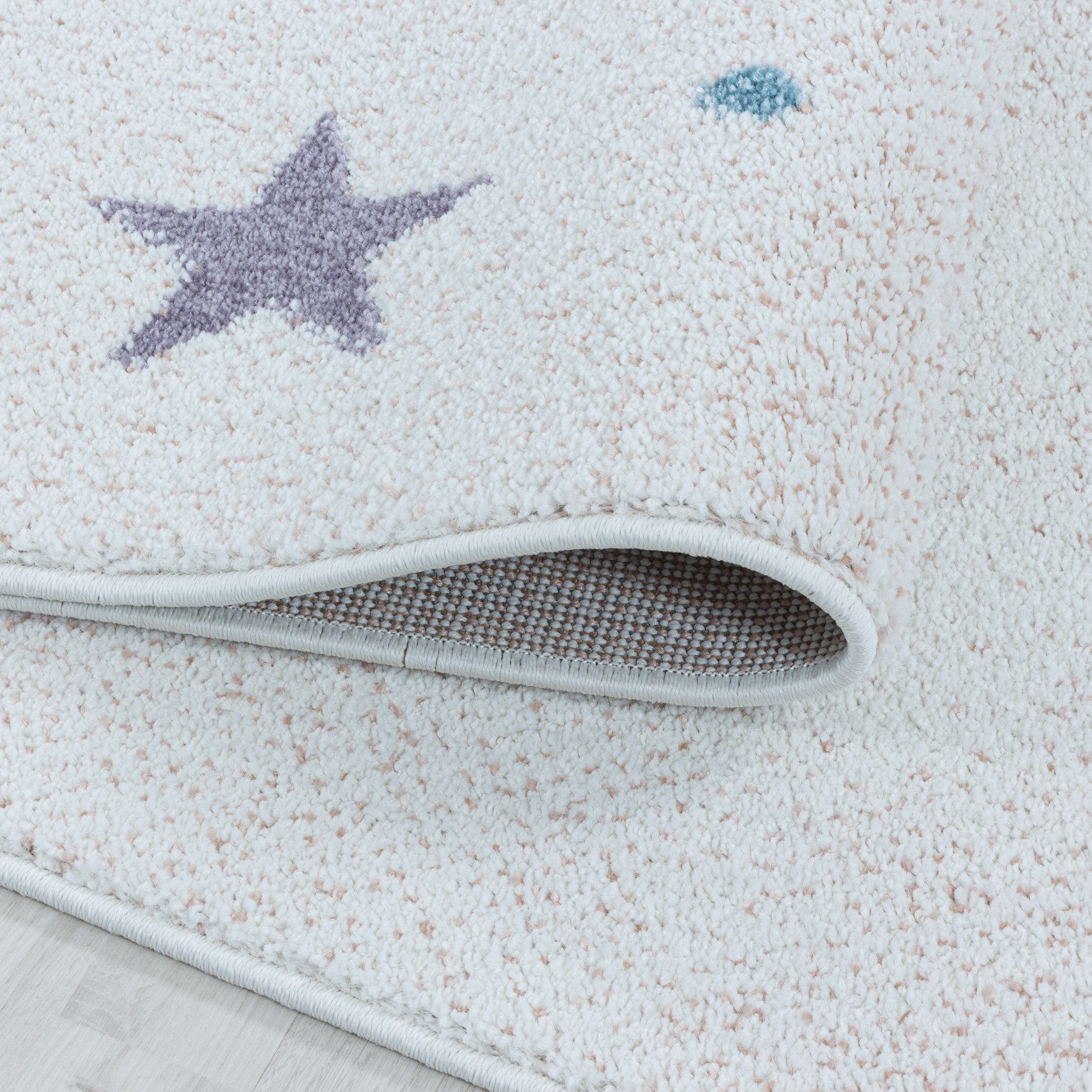 Tappeto per bambini Lucky Bianco (3)