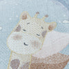 Tappeto per bambini Lucky Blu (4)