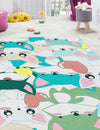 Tappeto per bambini Meow 2048 Multicolore