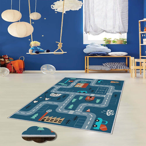 Tappeto per bambini Moment 582 Multicolore