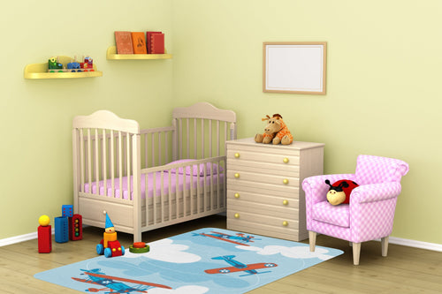 Tappeto per bambini Planes 1035 Multicolore