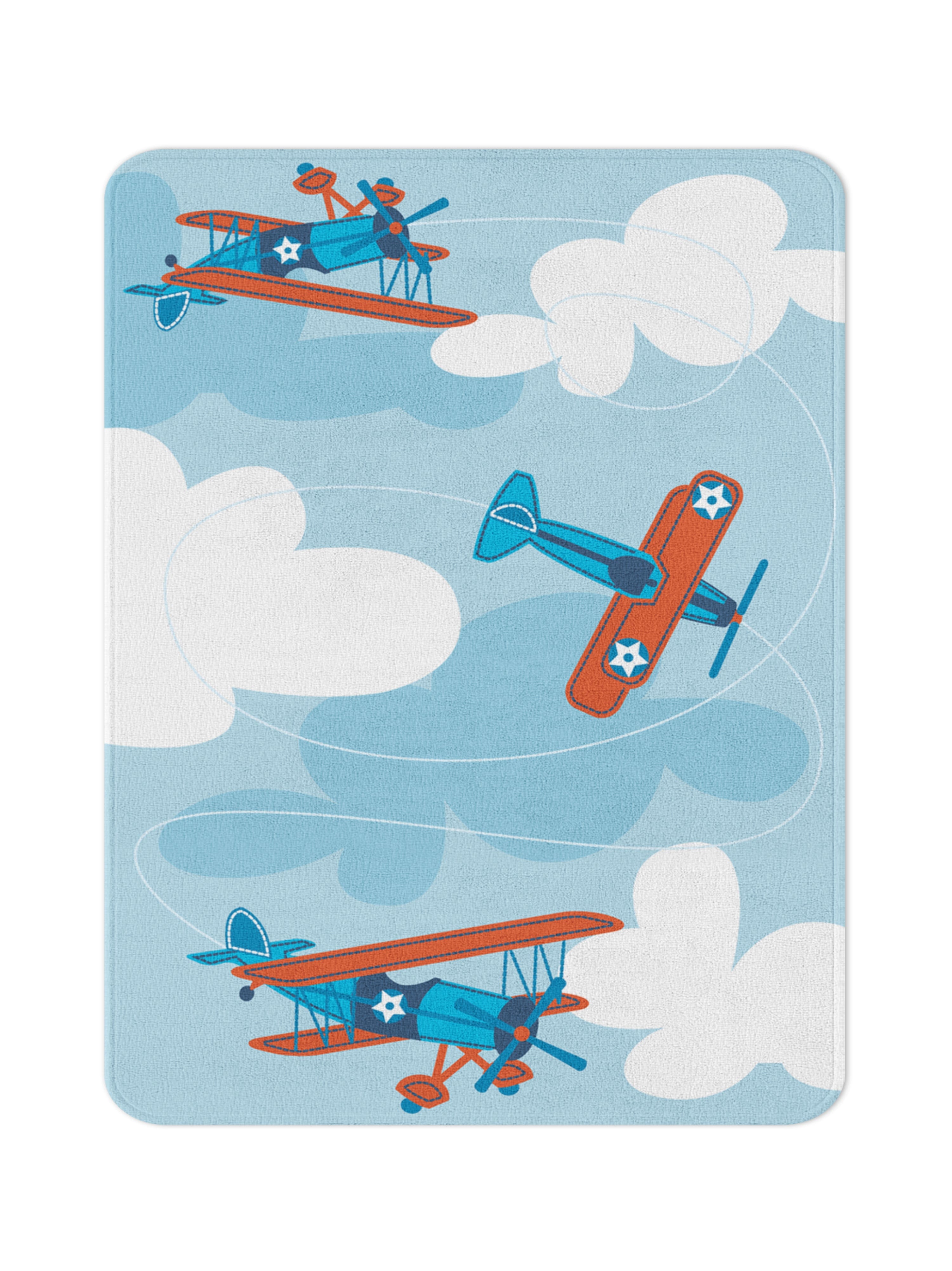 Tappeto per bambini Planes 1035 Multicolore (2)